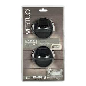 VERTUO Celine Solar Light Pkg/2 Black