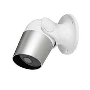 Smart Security Camera Interior and Exterior White