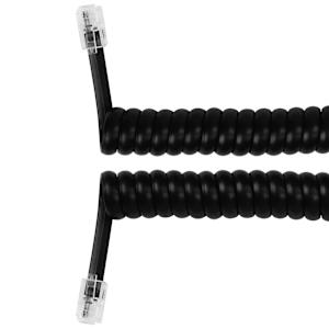 Telephone Receiver Coil Cord 12 ft.