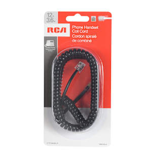 Telephone Receiver Coil Cord 12 ft.