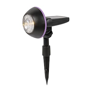VERTUO LED Solar Spotlight Black