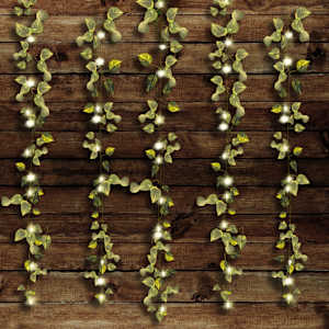 VERTUO Ivy Leaves Curtain Lights