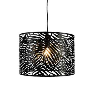 VERTUO Black Palm Gazebo Pendant Light 1 Light