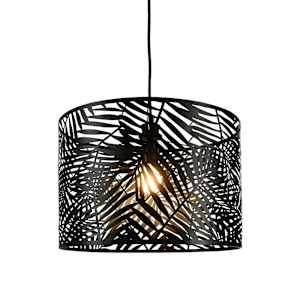 VERTUO Black Palm Gazebo Pendant Light 1 Light