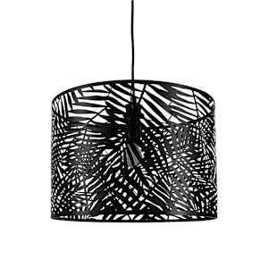 VERTUO Black Palm Gazebo Pendant Light 1 Light