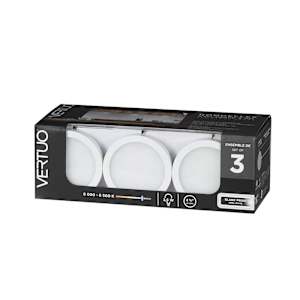 VERTUO Puck LED Lighting System White Pkg/3