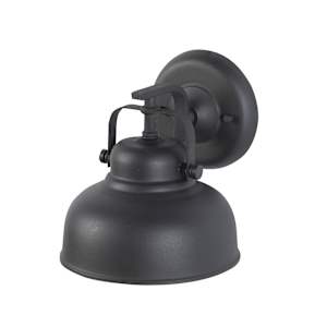Louis 1-Light Outdoor Wall Mount Black