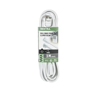 NEKTRA Indoor Air-Conditioner Extension Cord 3 m