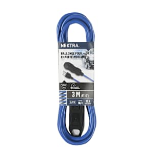 NEKTRA Block Heater Extension Cord 
3 m