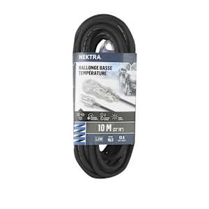 NEKTRA Low Temperature Extension Cord 10 m