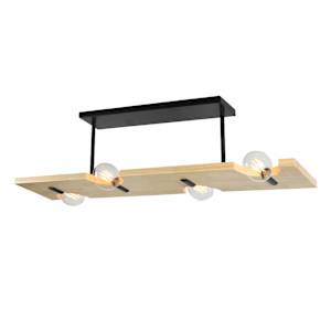 VERTUO Boardy 4-Light Semi-Flush Mount