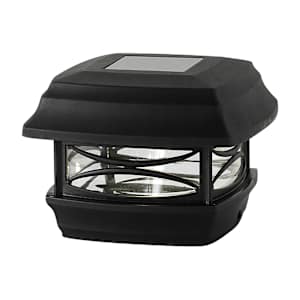 VERTUO Solar 4 x 4 Post Cap Light Black