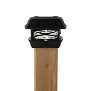 VERTUO Solar 4 x 4 Post Cap Light Black