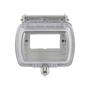 Decora Horizontal Outdoor Electrical Outlet Box Cover