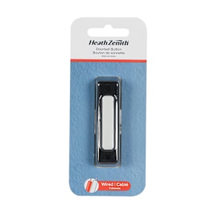 Wired Doorbell Push Button Black