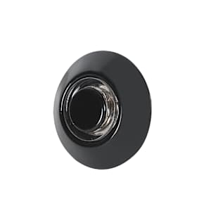 Illuminated Wired Doorbell Push Button Black