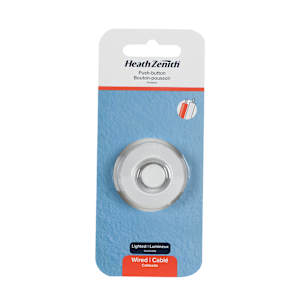 Illuminated Wired Doorbell Push Button White