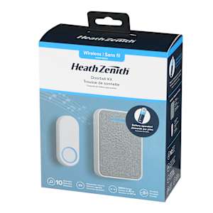 Wireless Doorbell with Push Button White