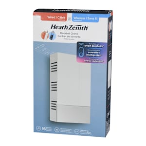 Smart Doorbell Chime Wired or Wireless White