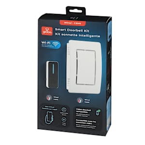 Smart Wired Doorbell with Push Button White