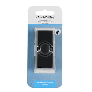 Wireless Doorbell Push Button Black