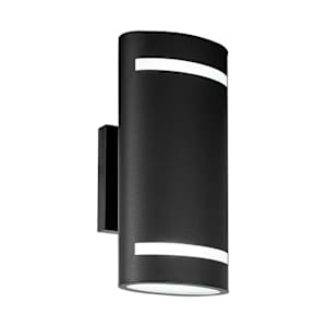 VERTUO Alba 2-light Outdoor Wall Mount Black