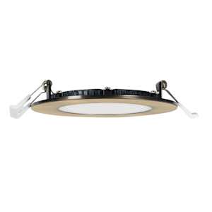 VERTUO Ultrathin LED Recessed Light 4 in. Antique Brass