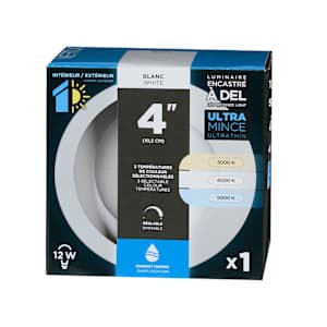 VERTUO Ultrathin LED Recessed Light 4 in. White