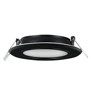 VERTUO Ultrathin LED Recessed Light 4 in. Black