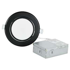 VERTUO Ultrathin LED Recessed Light 4 in. Black