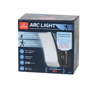 Battery-powered LED Light with Motion Sensor Black