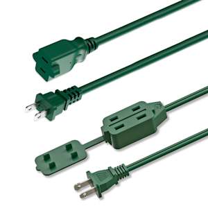 NEKTRA Outdoor Extension Cords 3 m & 5 m