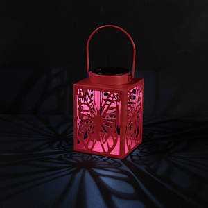 VERTUO Butterflies Solar Lantern Various Colours