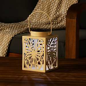 VERTUO Butterflies Solar Lantern Various Colours