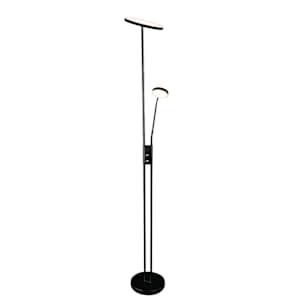 Lampe de plancher avec lampe de lecture DEL Elray VERTUO