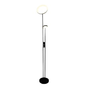 Lampe de plancher avec lampe de lecture DEL Elray VERTUO