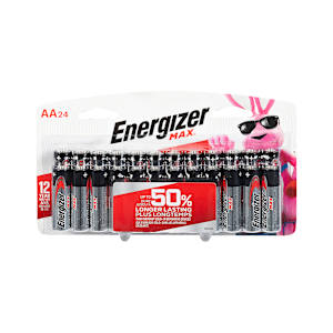 Energizer Max AA Batteries Pkg/24