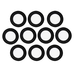 Encastrés DEL ultraminces noir 4 po Pqt/10 VERTUO