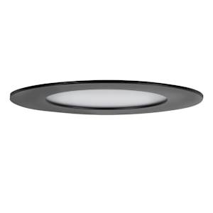 VERTUO Outdoor Ultrathin LED Recessed Lights 4 in Pkg/6 Black