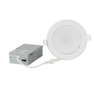 VERTUO Adjustable Ultrathin LED Recessed Light 4 in White