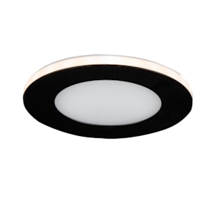 VERTUO Ultrathin LED Recessed Light With Night Light Mode 4 in Black
