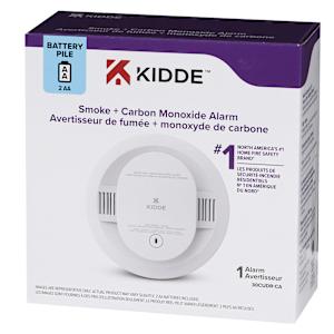 Avertisseur de fumée et de monoxyde de carbone avec piles AA KIDDE