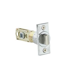 Poignée de porte de salle de bains Beverly chrome satiné et laiton