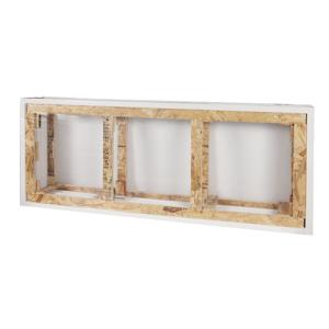 Cadre pour fenêtre de fondations (3 sections) 48 po x 32 po x 8 po