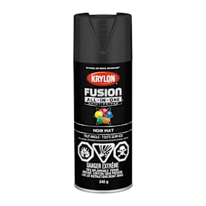 Fusion All-In-One Paint & Primer Flat Black 340 g