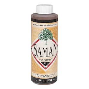 Medium Brown Latex Wood Stain 236 ml