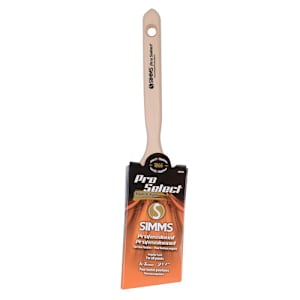 Pinceau angulaire Pro Select en polyester et nylon 2 1/2 po