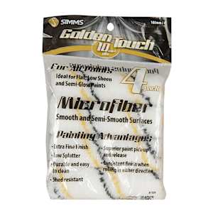 Minis rouleaux à peinturer 4 po 10 mm Pqt/4