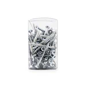 Flat Head Wood Screws 1 1/2 in. n° 6 (100-Pack)