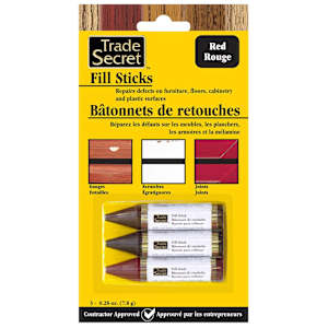Set of 3 Trade Secret Mahogany Fill Sticks